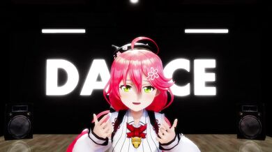 Miko Suisei Ai-Pie Dance hall [2kMMD]