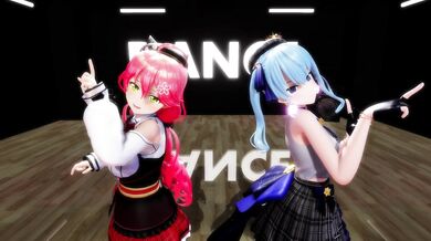 Miko Suisei Ai-Pie Dance hall [2kMMD]