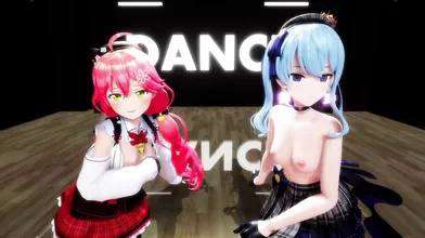Miko Suisei Ai-Pie Dance hall [2kMMD]