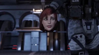 Watch as the sexy Normandy girl takes on a gang of sandflies in this hot hentai scene!