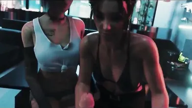 Futanari Cyberpunk 2077 Porn Animation (Theobrobine)