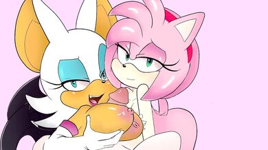 The Beachside Bounty of Rouge and Amy Rose: Boobjobs Galore!