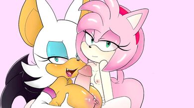 The Beachside Bounty of Rouge and Amy Rose: Boobjobs Galore!