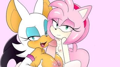 The Beachside Bounty of Rouge and Amy Rose: Boobjobs Galore!