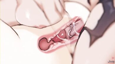 Watch as the anime character, Washa, comes to life in this sensual animation