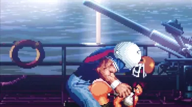 In the ring, its Brian Battler vs Vanessa (KOF)! Who will be crowned the winner in this intense fight for dominance?