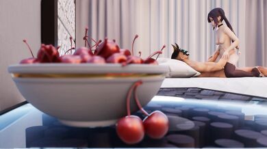 Watch as Mona shows off her cowgirl skills with Genshin in this hentai VR porn video by ViciNeko!