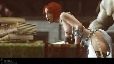 Dragon Age Inquisition: Leliana Submits to Iron Bulls Cock