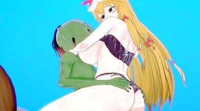 The sexiest beach party with the goblins, starring Yukari!