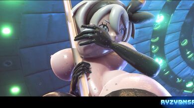 Watch the sexy Saitou pole dance in this hot hentai video!