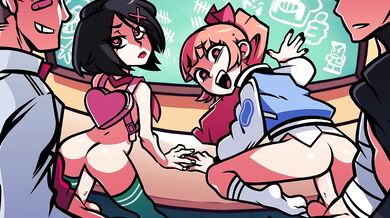 Watch as these sexy girls explore the city, while enjoying their speedo sausages!