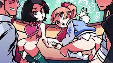 Watch as these sexy girls explore the city, while enjoying their speedo sausages!