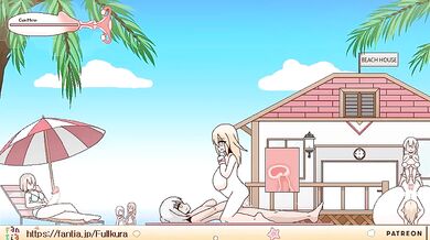 Watch as these two sexy ladies take off their bikinis and explore each other on the beach, in this steamy beach porn scene!