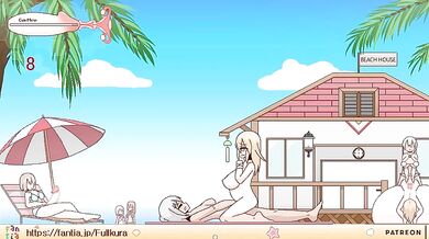 Watch as these two sexy ladies take off their bikinis and explore each other on the beach, in this steamy beach porn scene!