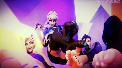 Subjugated by Dominant Feet in POV Foot Fetish Hentai Video