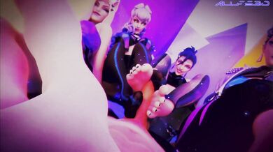 Subjugated by Dominant Feet in POV Foot Fetish Hentai Video