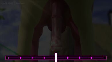 The pony got so horny in the zone, she took a beat on her bar