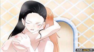 Little Mermaid Futa Fantasies: Nami and Robins Deep-Sea Adventure