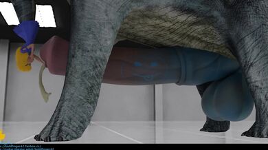 The Bold Finger 42: One-Woman Dinosaur Taur Solo Urethral Insertion