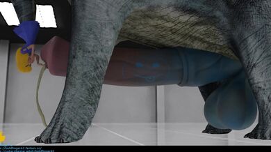 The Bold Finger 42: One-Woman Dinosaur Taur Solo Urethral Insertion