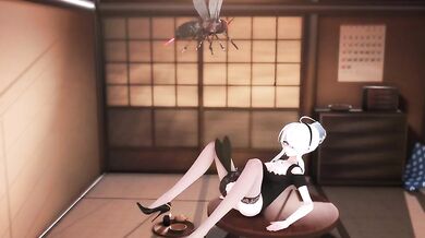 Watch this hot adult animated porn movie starring sexy insects with weak sounds!