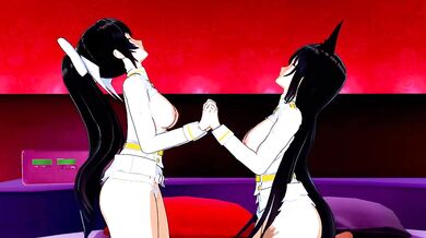 Azur Lane - Atago and Takao get it on