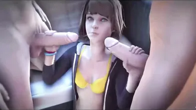 Evil Dead 2 - Double Penetration with Maxine Caulfield and Lesdias