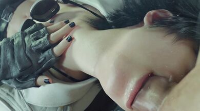 The Sultry Maid and the Seductive Lady: A Lip Job Without Cum, Ending in Spontaneous 4K Orgasm