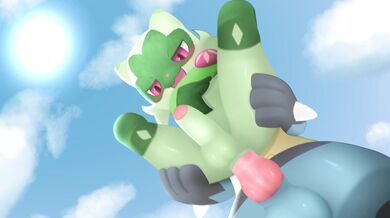 Watch the hot porn action between Floragato and Lucario in A Raging Blossom and a Sexy Pokemon