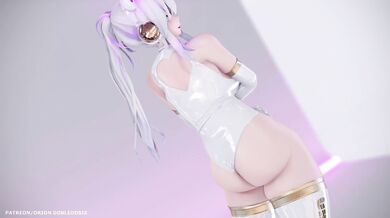 Haku-chan and Edit-san, with their voluptuous bodies, get wild in the forest!