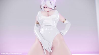 Haku-chan and Edit-san, with their voluptuous bodies, get wild in the forest!