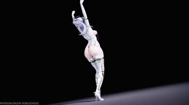 Haku-chan and Edit-san, with their voluptuous bodies, get wild in the forest!