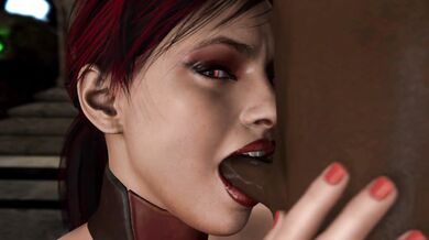 Watch Scarlett go all the way down on this hard cock!