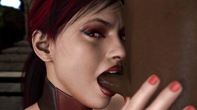 Watch Scarlett go all the way down on this hard cock!