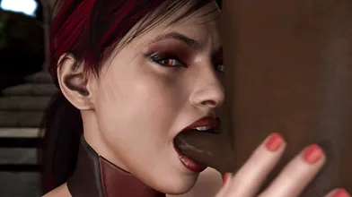Watch Scarlett go all the way down on this hard cock!