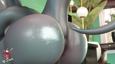 Watch the hot-blooded brontosaurus as it lays a massive egg, only to have it hatch into an even larger creature with a voracious appetite for sex