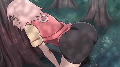 Sakura and Haruno engage in a passionate 2D love affair