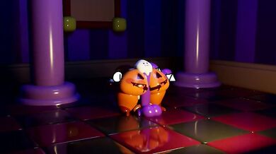 Watch as these two hot girls get rushed to complete their Halloween costumes, and then have a very naughty time with each other!