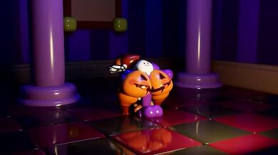 Watch as these two hot girls get rushed to complete their Halloween costumes, and then have a very naughty time with each other!