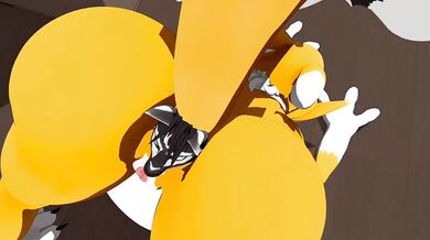 Rebecca Blacks Friday as sung by Tycei Renamon in an anal vore scene with no farts added for effect