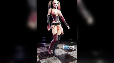 Massive Rock-Hard Erections and Hardcore Sexual Encounters - Harley Quinn Gets Stiff While Strolling