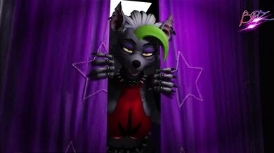 [Blender] Roxanne wolf gets her ass fucked