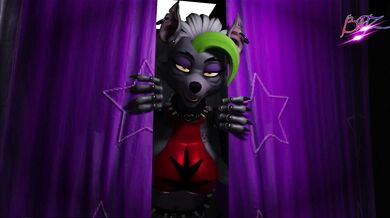 [Blender] Roxanne wolf gets her ass fucked