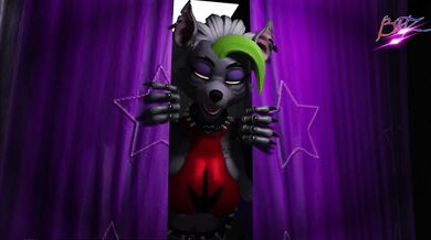 [Blender] Roxanne wolf gets her ass fucked