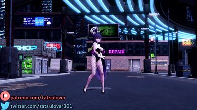 Ara MMD - Karin Kakudate in Bunny Style - R-18 Porn Video