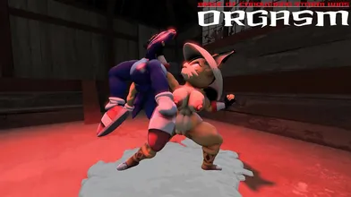 The sexy duo of Mortal Kum-Bat and Sonic VS the powerful villain Conquering Storm in a thrilling finish that will leave you breathless!