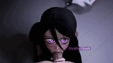 Watch Rukia Kuchiki suck cocks like a pro in this POV blowjob video!