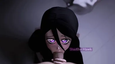 Watch Rukia Kuchiki suck cocks like a pro in this POV blowjob video!