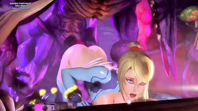 Sexy Nintendo Video Game Character Foursome - Ridley, Samus Aran, Ambrosine92