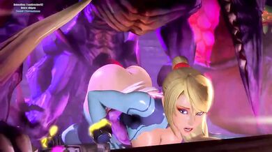 Sexy Nintendo Video Game Character Foursome - Ridley, Samus Aran, Ambrosine92